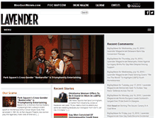 Tablet Screenshot of lavendermagazine.com